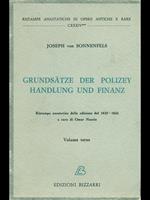 Grundsatze der polizey handlung und finanz