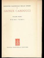 Edizione nazionale delle opere di Giosue Carducci Volume I