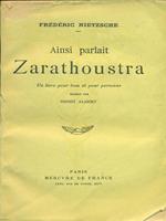 Ainsi parlait Zarathoustra