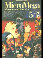 Micromega 5/2003. almanacco di filosofia