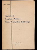 Appunti di Geografia Politica e Sintesi Corografica dell'Europa