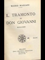 Il tramonto di Don Giovanni