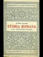 Storia romana libro trentasettesimo