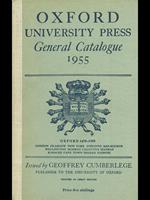 Oxford University Press General Catalogue 1955