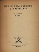 In che cosa credono gli Italiani?