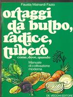 Ortaggi da bulbo, radice e tubero