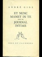 Et nunc Manet in te suivide Journal intime