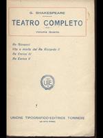 Teatro completo. Volume quarto