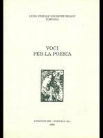 Voci per la poesia