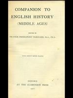 Companion english history. Middle ages