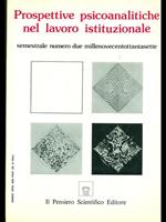 Prospettive psicoanalitiche nel lavoro istituzionale n.2/1987