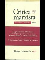 Critica marxista n. 6/novembre dicembre 1969