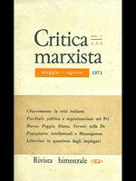 Critica marxista n. 3-4/ maggio agosto 1973