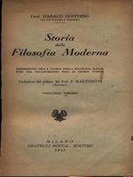 Storia della filosofia moderna