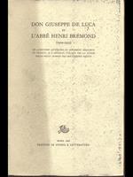 Don Giuseppe de Luca et l'Abbé Henri Bremond (1929-1933)