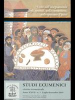 Studi ecumenici anno XXVII n3 Luglio-settembre 2010