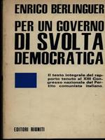 Per un governo di svolta democratica