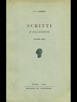 Scritti d'occasione