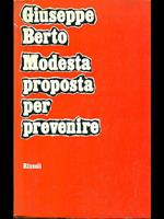 Modesta proposta per prevenire