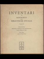 Inventari dei manoscritti delle biblioteche d'Italia