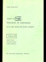 Appunti di Istituzioni di matematica vol 2