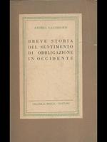 Breve storia del sentimento di obbligazione in occidente