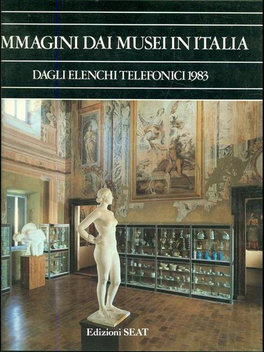 Immagini dai musei in Italia daglielenchi telefonici 1983 - copertina