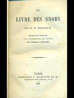 Le livre des snobs