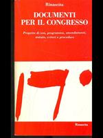 Documenti per il congresso