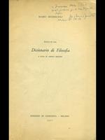 Estratto dal Dizionario di Filosofia