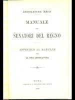 Manuale dei senatori del regno