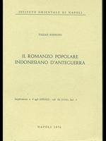 Il romanzo popolare indonesiano d'anteguerra