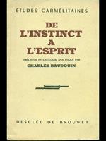 De l'instinct a l'esprit