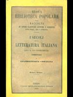 I secoli della letteratura italiana. Volume settimo