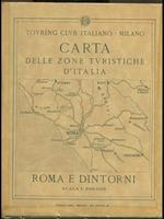 Carta delle zone turistiche d'Italia: Roma e dintorni
