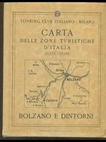 Carta delle zone turistiche d'Italia: Bolzano e dintorni