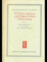 Storia della letteratura italiana Vol. 1 Dal Medioevo alla fine del quattrocento