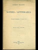 Notizia letteraria