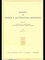 Rivista di storia e letteratura religiosa 1970. anno VI N 3