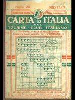 Carta d'Italia del Touring Club Italiano: foglio 39 Oristano