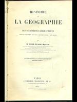 Histoire de la geographie