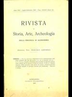 Rivista di Storia, Arte, Archeologia annoXIX. Luglio-settembre 1910. Fasc. XXXIX serie II