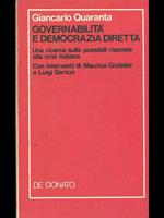 Governabilità e democrazia diretta