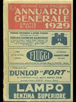 Touring Club Italiano. annuario Generale 1929