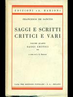 Saggi e scritti critici e varivol. 4