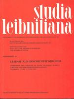 Studia Leibnitiana. Sonderheft 10. 1982