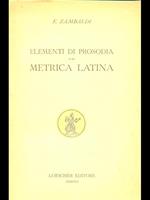 Elementi di prosodia e di metrica latina