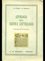 Antologia della critica letteraria I