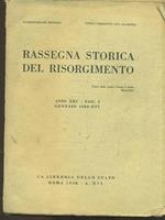 Rassegna storica del Risorgimento anno XXVfasc. I gennaio 1938