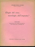 Elogio del vino: necrologio dell'imposta?